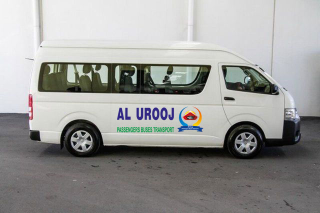 12 Seater Hiace For Rent Sharjah